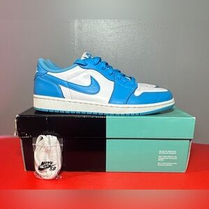 Size 10.5 - Eric Koston x Air Jordan 1 SB Low Powder Blue
